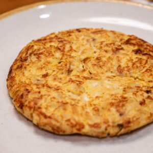 Tortilla de patatas hecha al momento