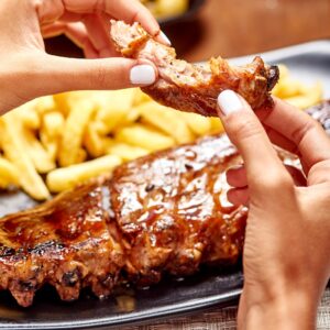 Costillar de cerdo a la miel