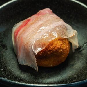 Croqueta de cecina madurada